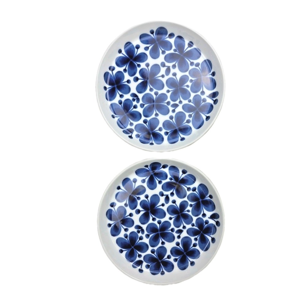 2 Rorstrand Mon Amie 18cm Assiett Dessert Cake Salad Plate Marianne Westman Blue